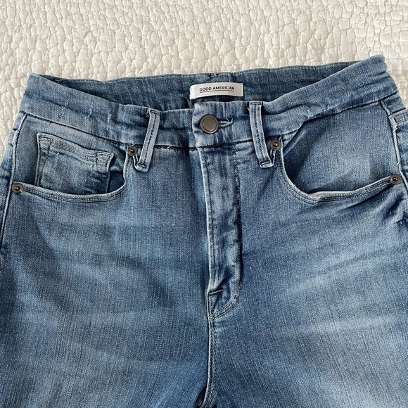 Good American Women's Skinny Jeans - Blue - Picture 3 of 7